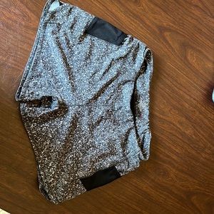 Athleta girls shorts. Black with white. Size XL/14